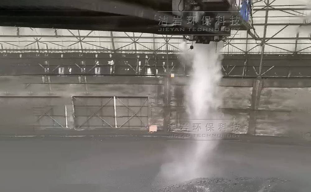 冀東水泥圓堆機長堆機干霧抑塵系統(tǒng)